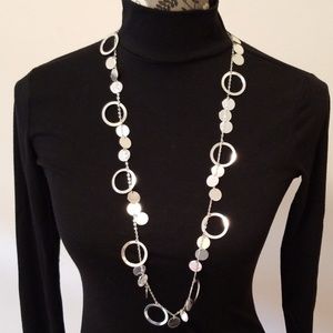 Long Silver Necklace